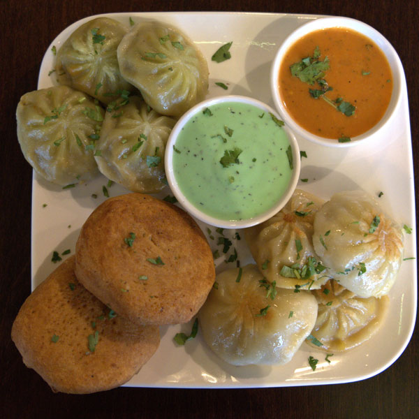 vegetarian Nepalese momos in Amsterdam